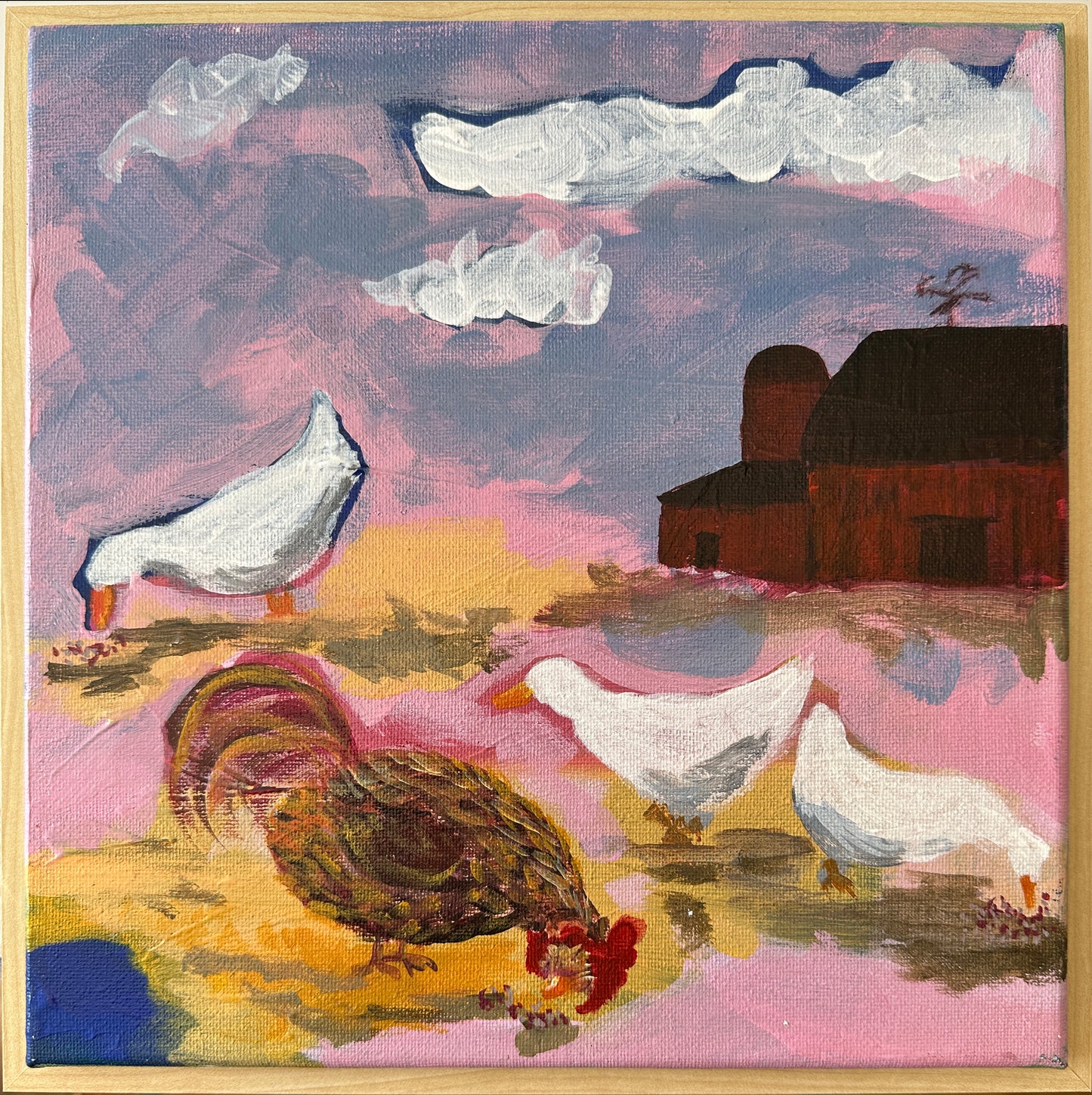 Original Art | "Feeding Time" (10” x 10”)