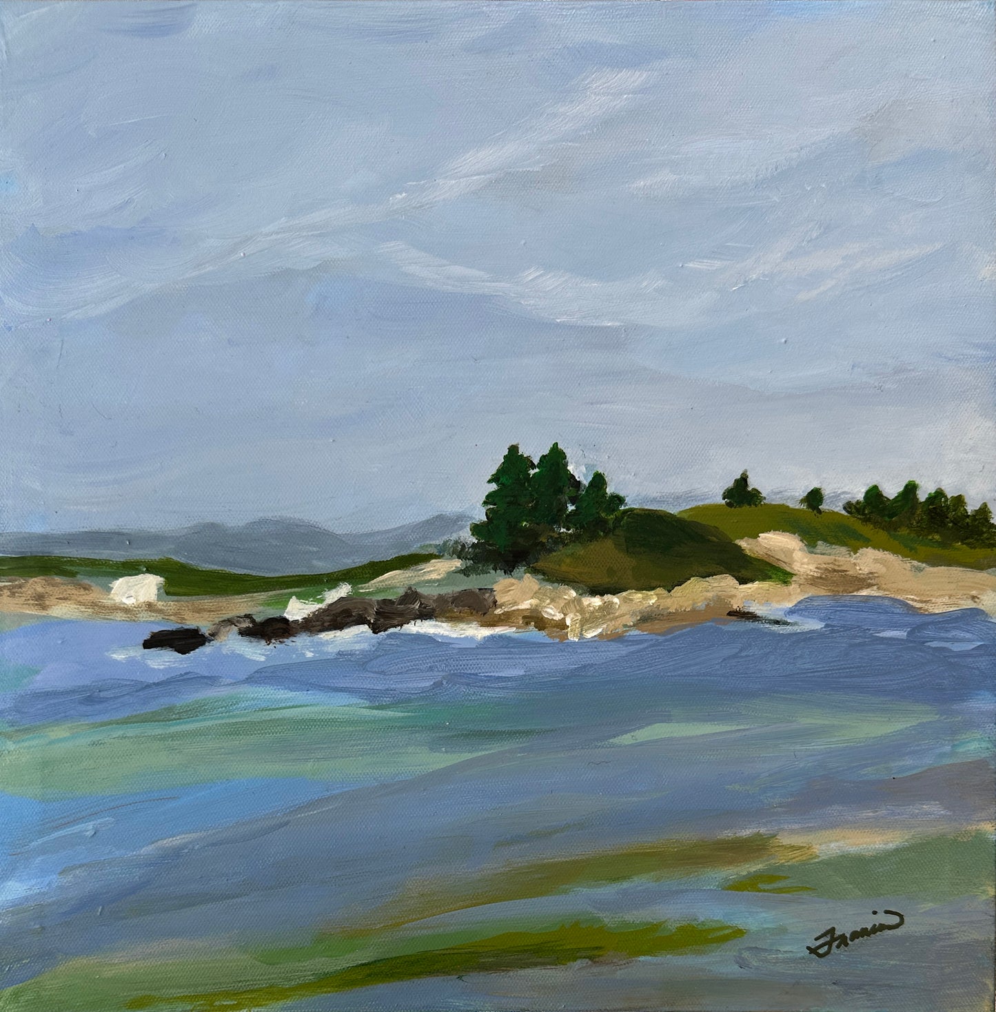 Original Art | "Island in the Stream" (12” x 12”)