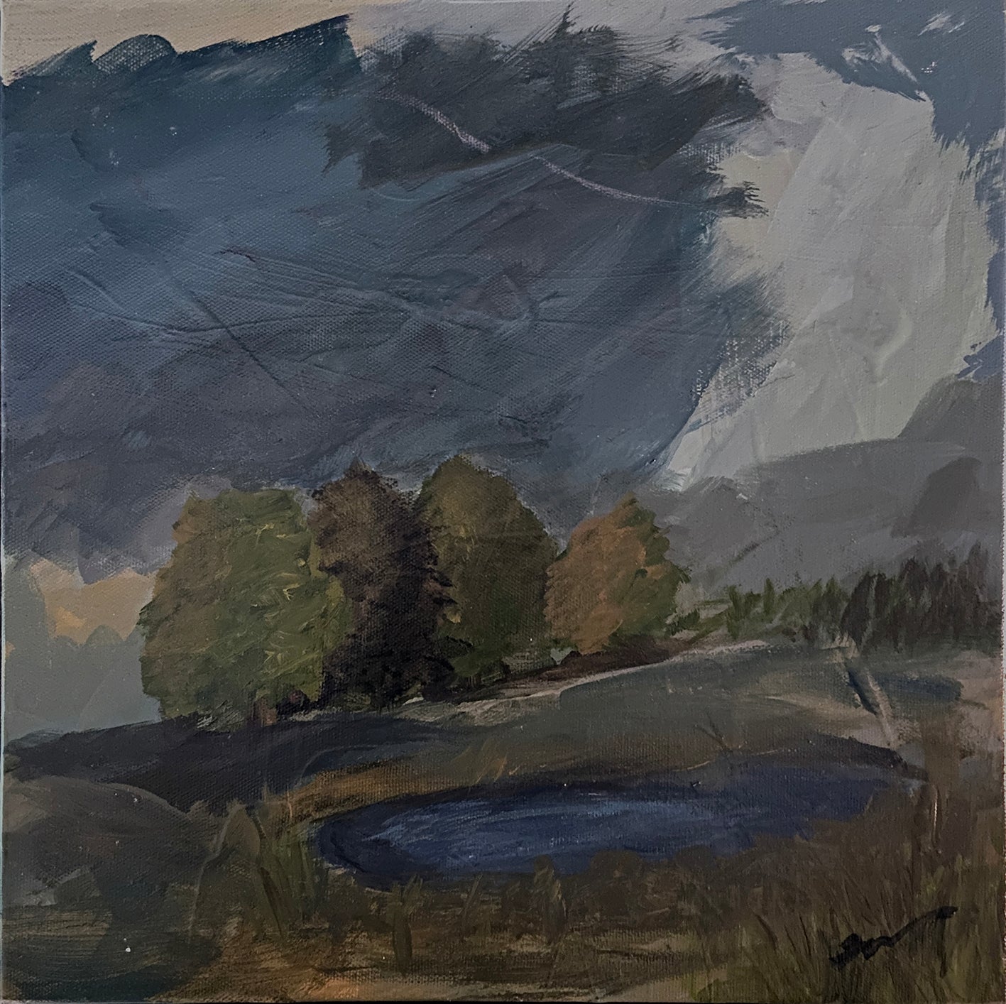 Original Art | "Pond Grove" (12" x 12")