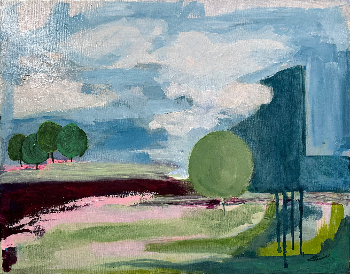 Original Art | "Turquoise City" (28” x 22”)