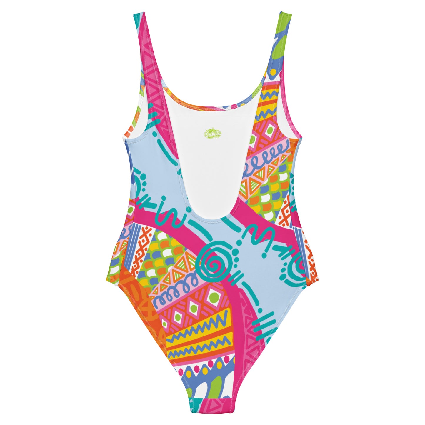 Salty Surf | Heiroglyphish One-Piece Swimsuit