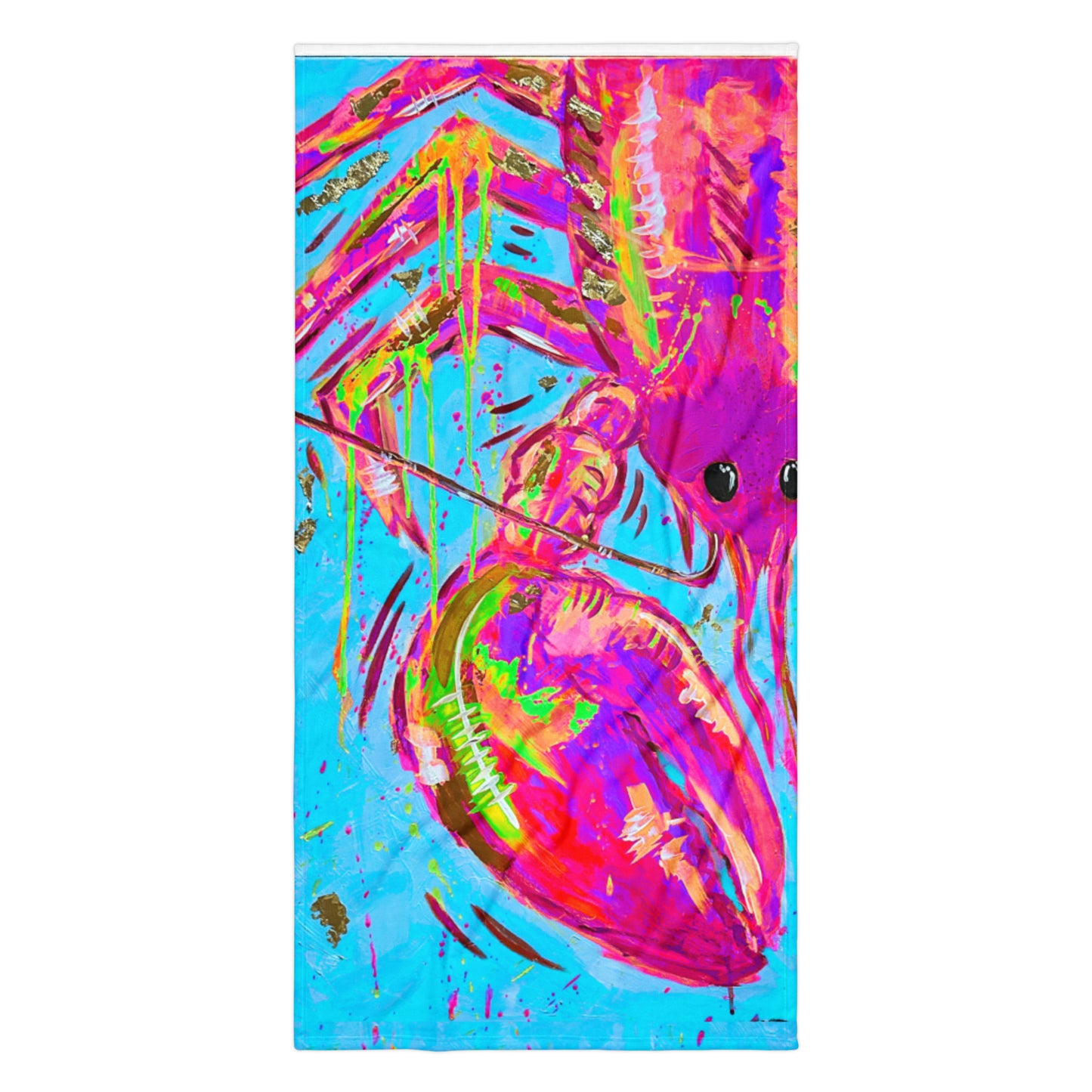 Salty Surf | Pop Lobster XL Beach Towel