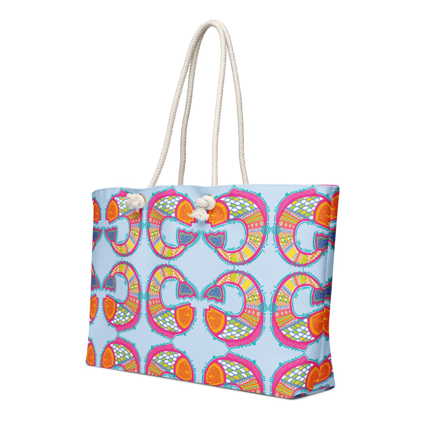 Salty Surf | Hieroglyphish Oversized Weekender Bag