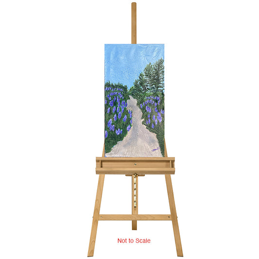 Original Art | "Ascending Through the Violet Haze," (15” x 30”)