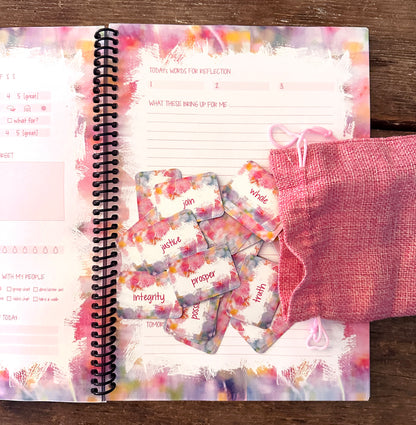 3 Little Words Habit Tracker and Reflection Journal