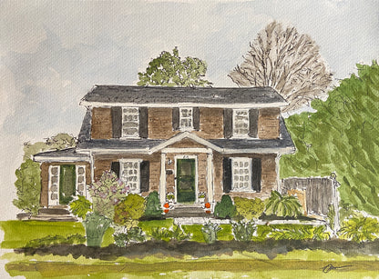 Original Art | Custom Home & Site Portraits | Watercolor