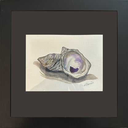 Original Art | Watercolor Oyster Selection