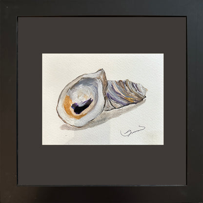 Original Art | Watercolor Oyster Selection