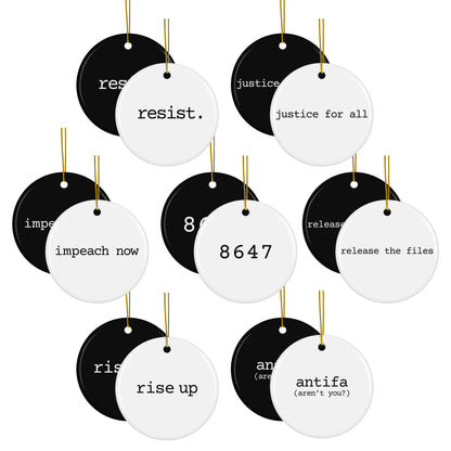Insurgent Outfitters | Words of Resistance Ornaments