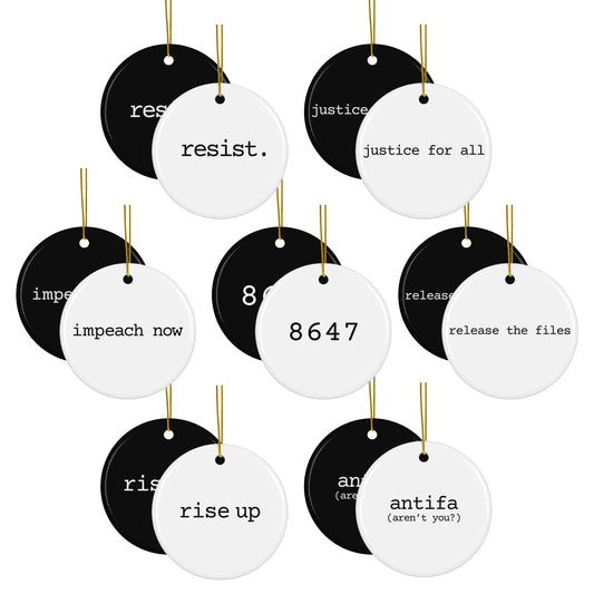 Insurgent Outfitters | Words of Resistance Ornaments