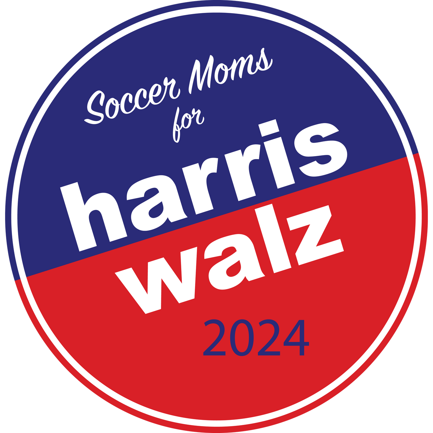 Vote 🇺🇸 2024 | Everyone's for Harris-Walz Car Magnet