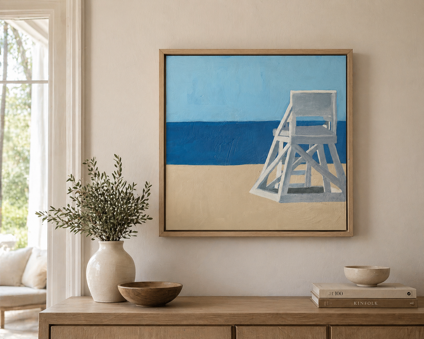 Original Art | "View from the Top" (14” x 14”)