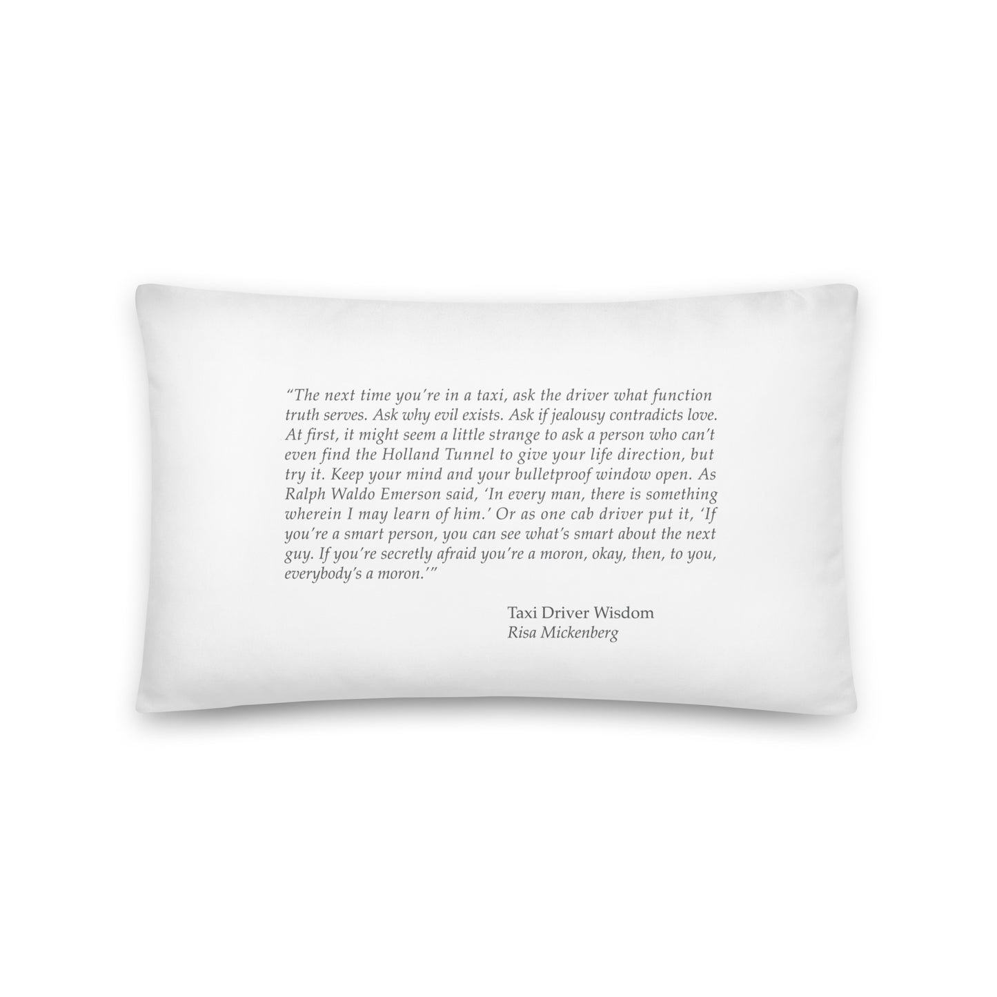 Pillow | "Hail" (Taxis in the Snow) | NYC Collection