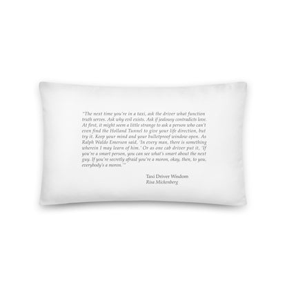 Pillow | "Hail" (Taxis in the Snow) | NYC Collection