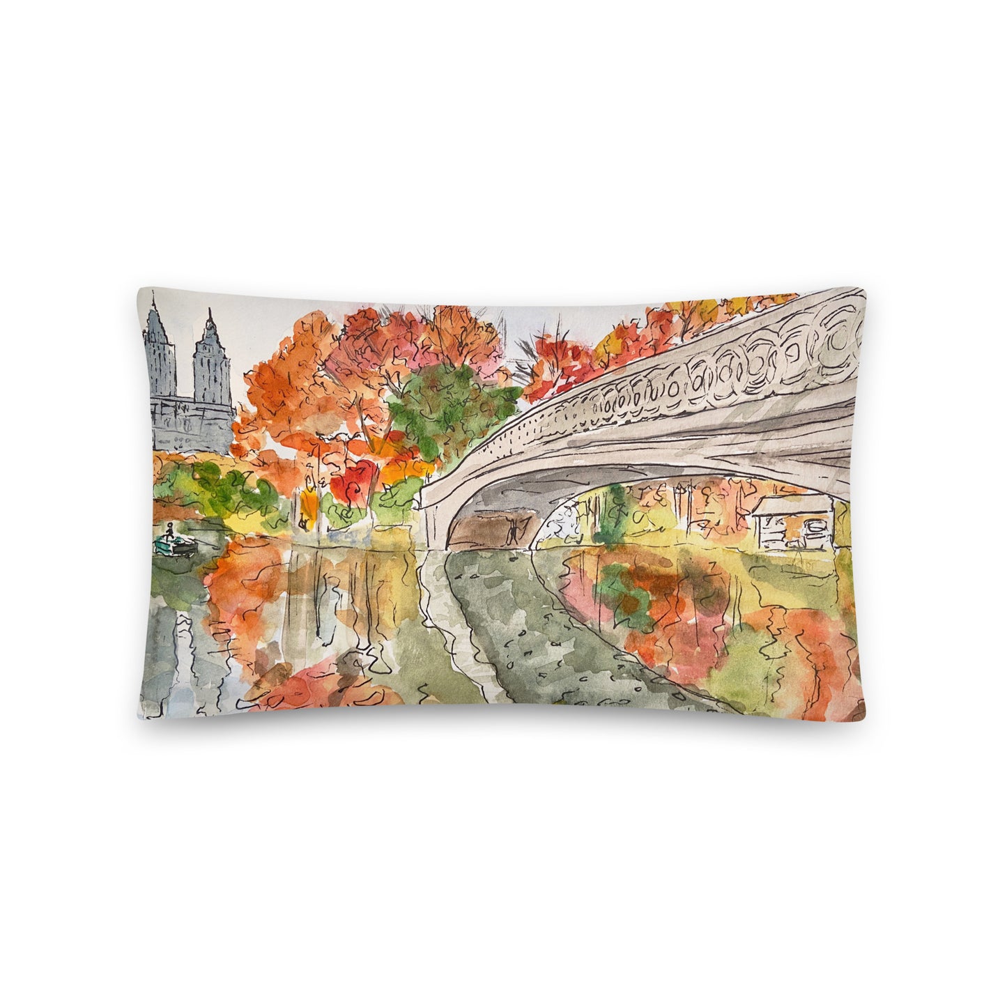 Pillow | "Bow Bridge, Central Park" | NYC Collection