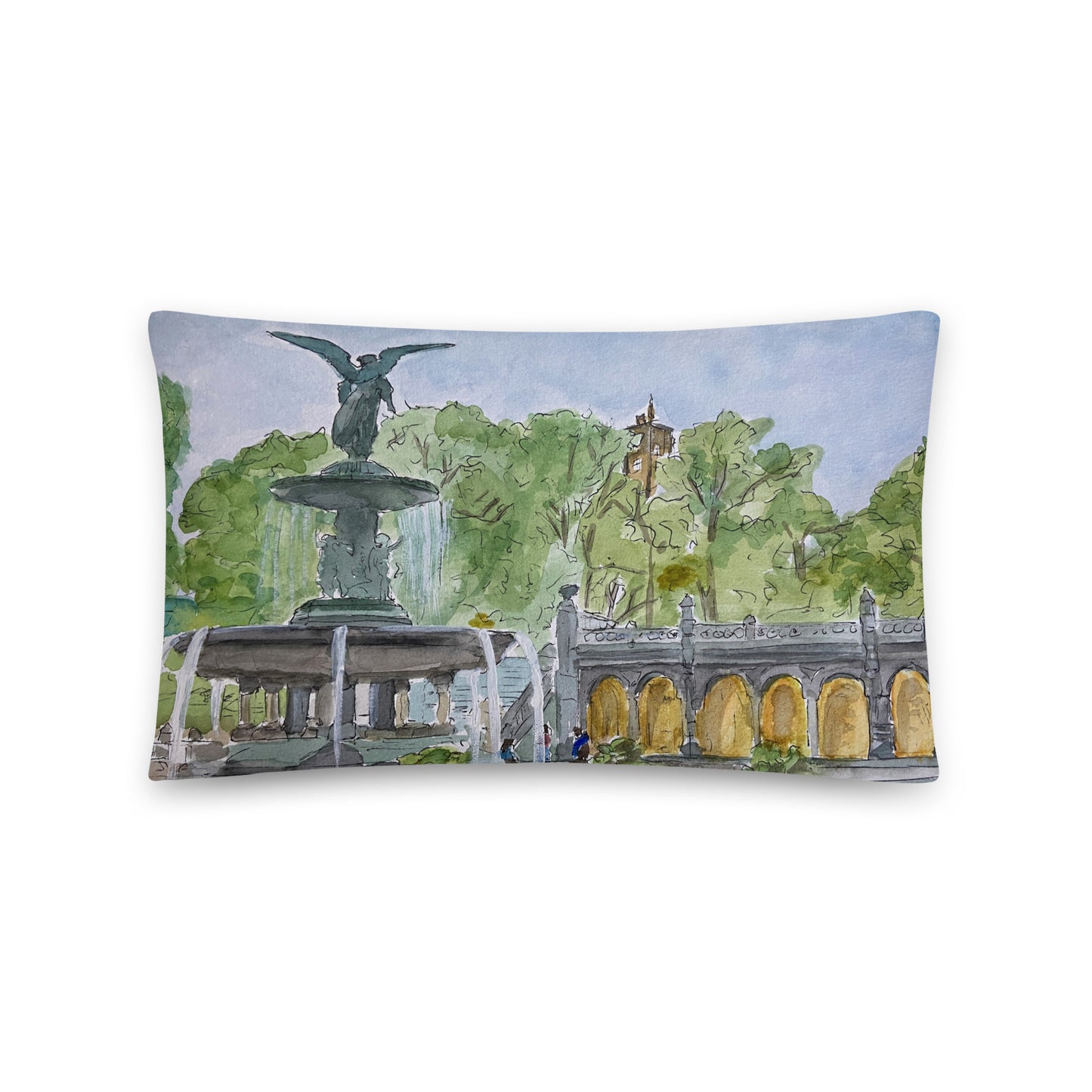 Pillow | "Bethesda Fountain" | NYC Collection