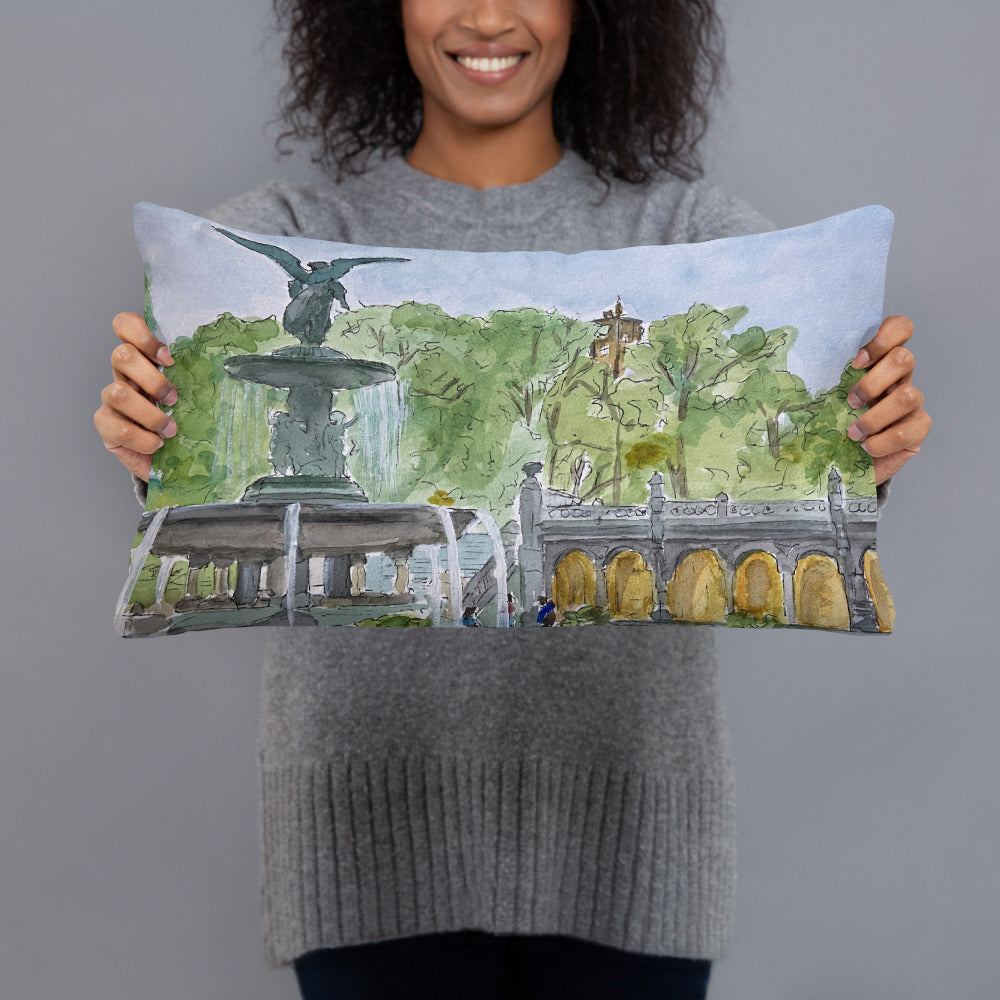 Pillow | "Bethesda Fountain" | NYC Collection