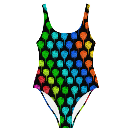 Salty Surf | Horseshoe Crab Parade One-Piece Swimsuit