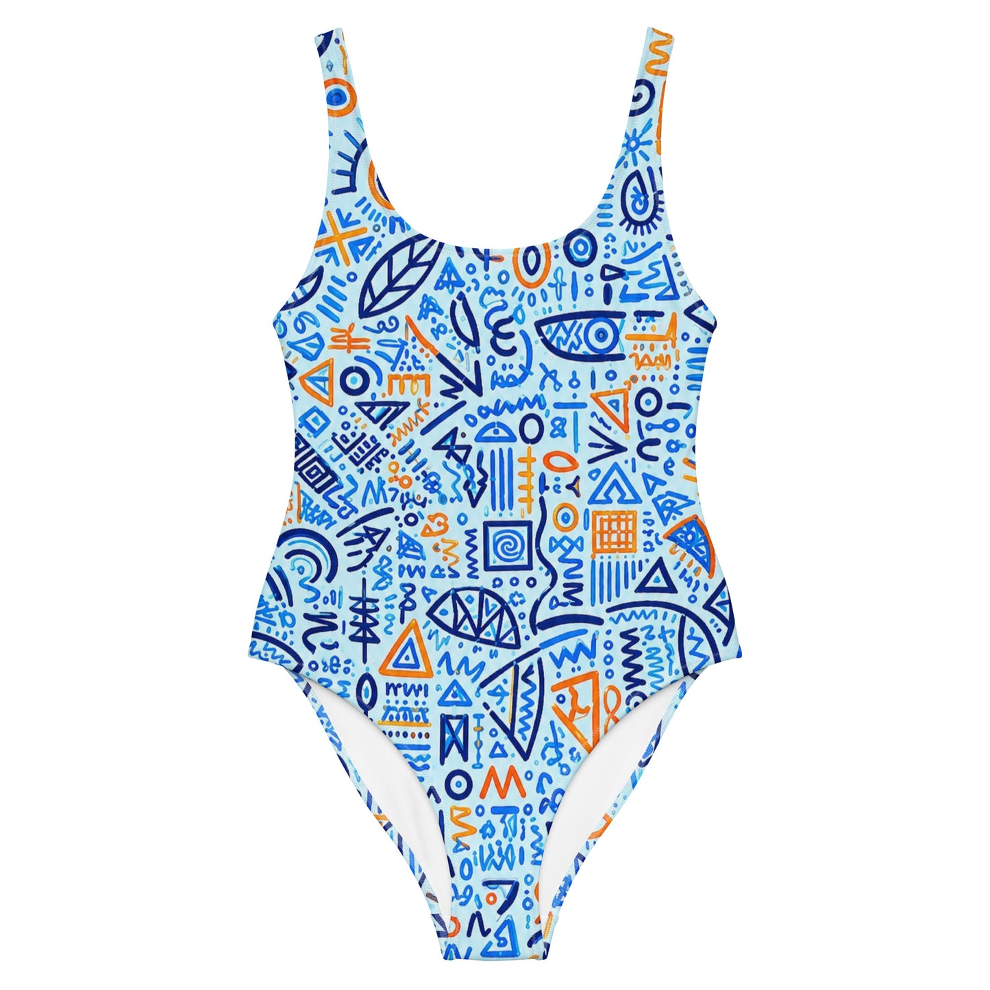 Salty Surf | Glyph One-Piece Swimsuit