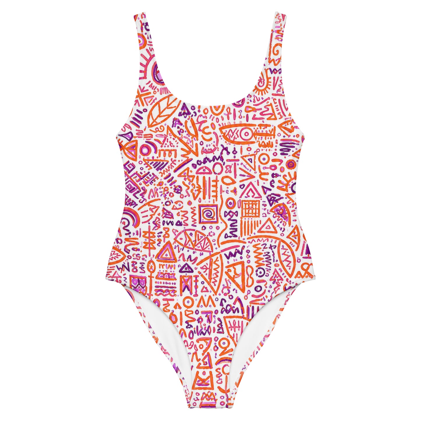 Salty Surf | Glyph One-Piece Swimsuit
