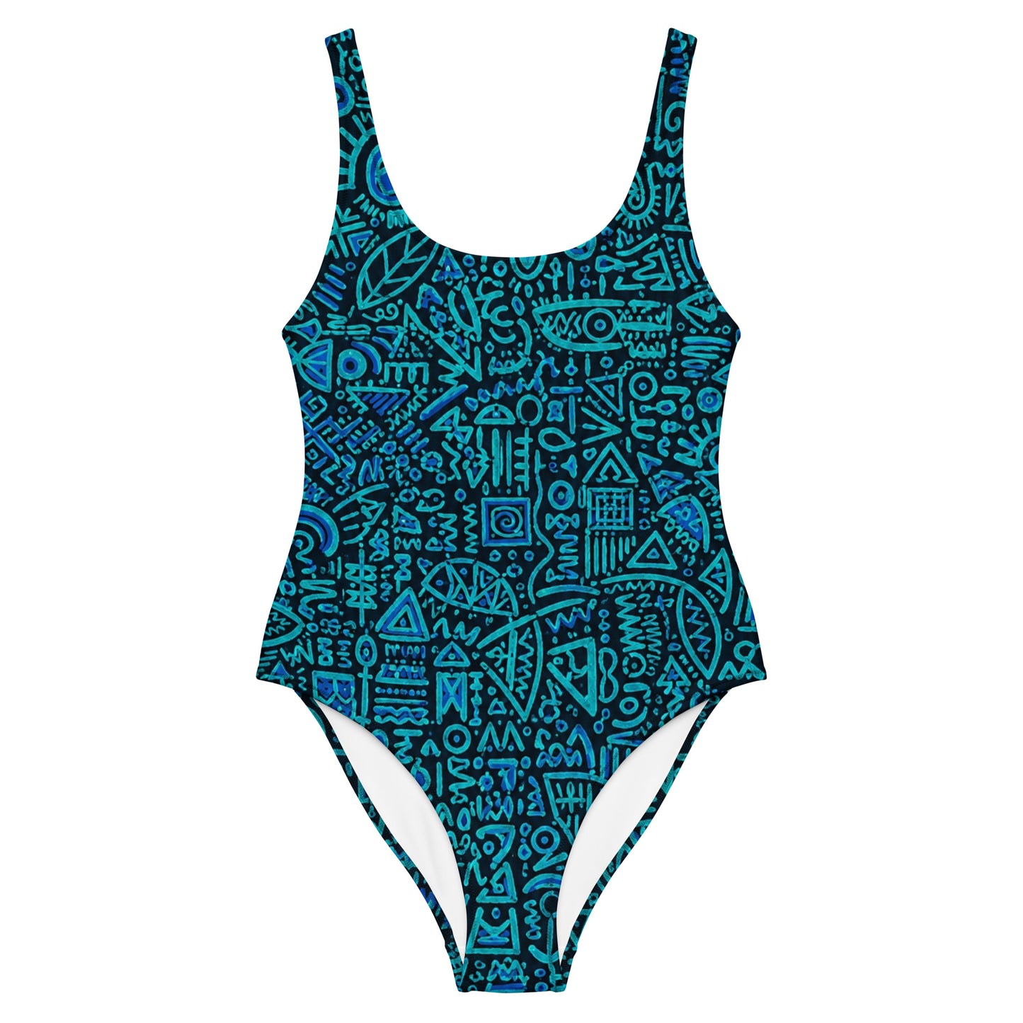 Salty Surf | Glyph One-Piece Swimsuit