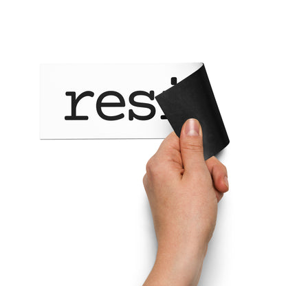 Insurgent Outfitters | Words of Resistance | Bumper Magnets