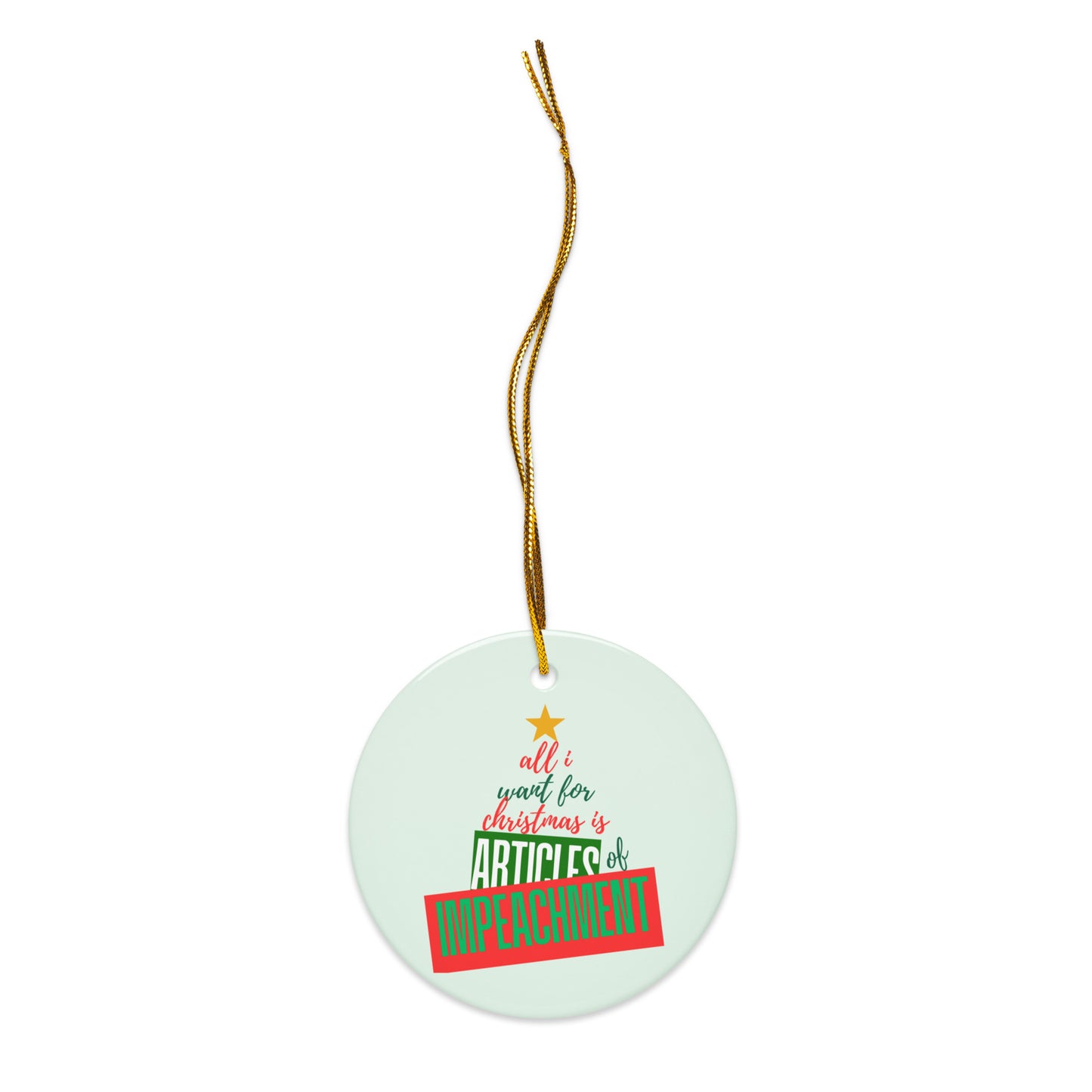 Insurgent Outfitters | "All I Want for Christmas" Resistance Ornaments