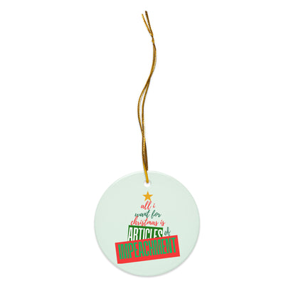 Insurgent Outfitters | "All I Want for Christmas" Resistance Ornaments