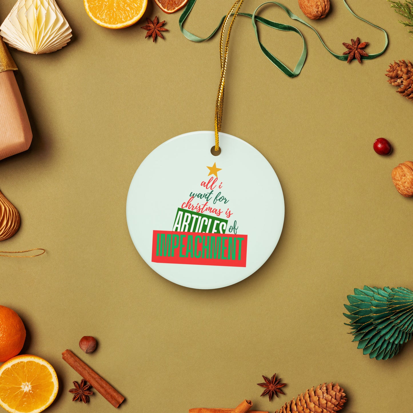 Insurgent Outfitters | "All I Want for Christmas" Resistance Ornaments