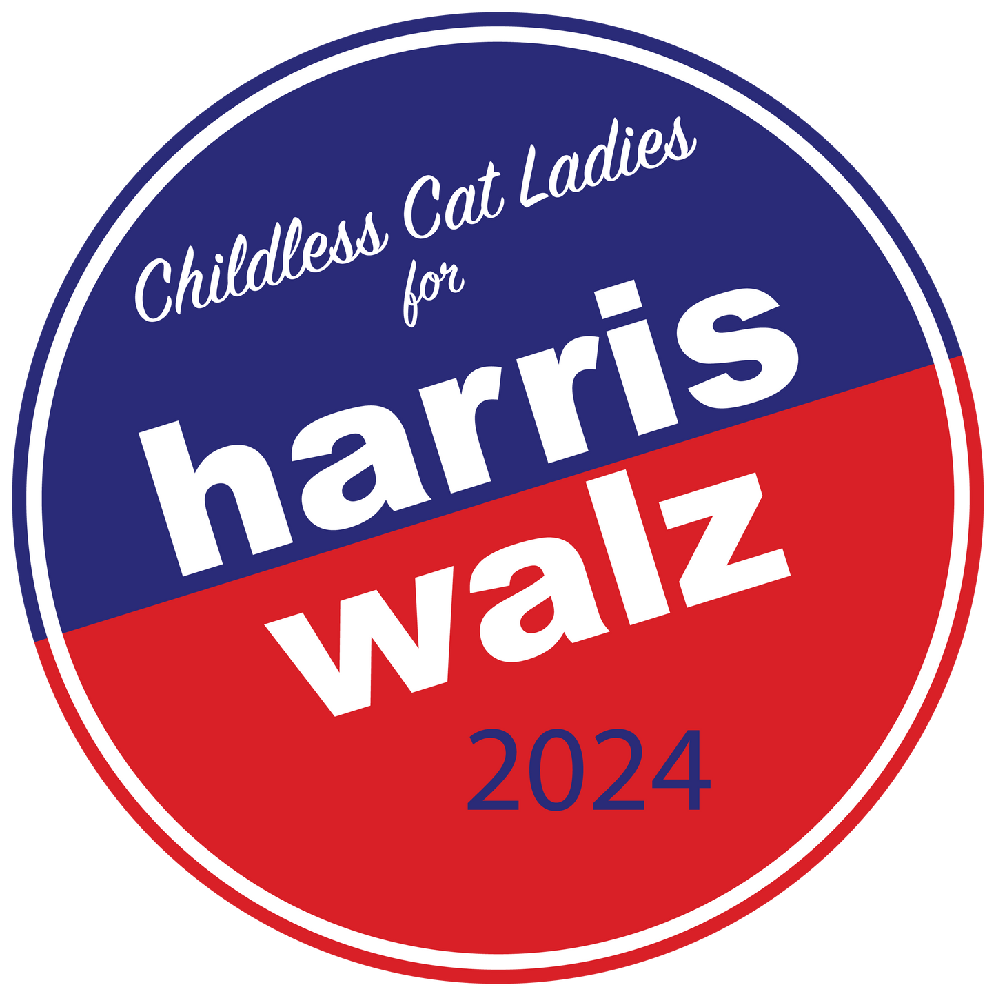 Vote 🇺🇸 2024 | Everyone's for Harris-Walz Car Magnet