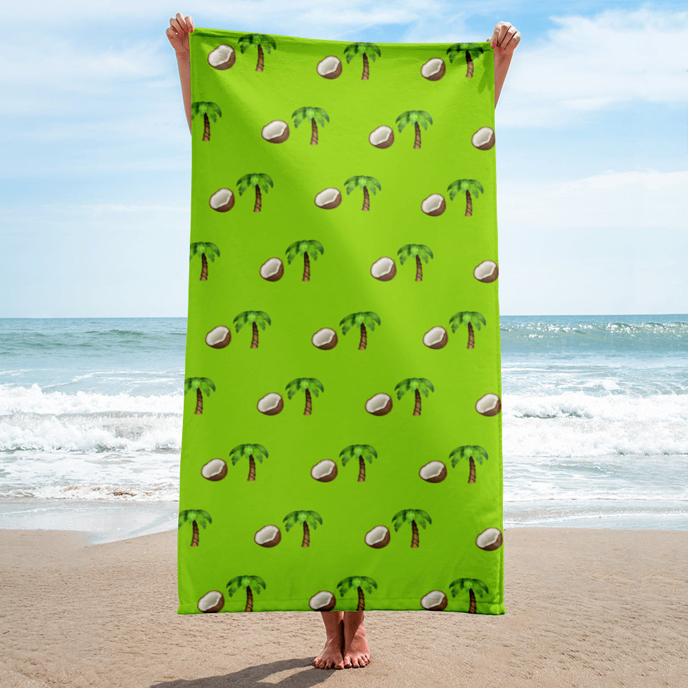 Vote 🇺🇸 2024 | Salty Surf | Coconut Tree Beach Towel