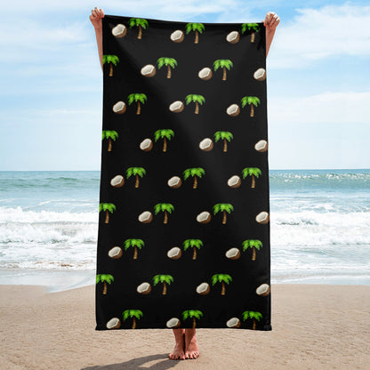 Vote 🇺🇸 2024 | Salty Surf | Coconut Tree Beach Towel