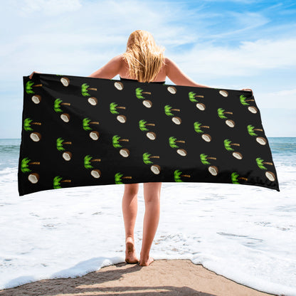 Vote 🇺🇸 2024 | Salty Surf | Coconut Tree Beach Towel