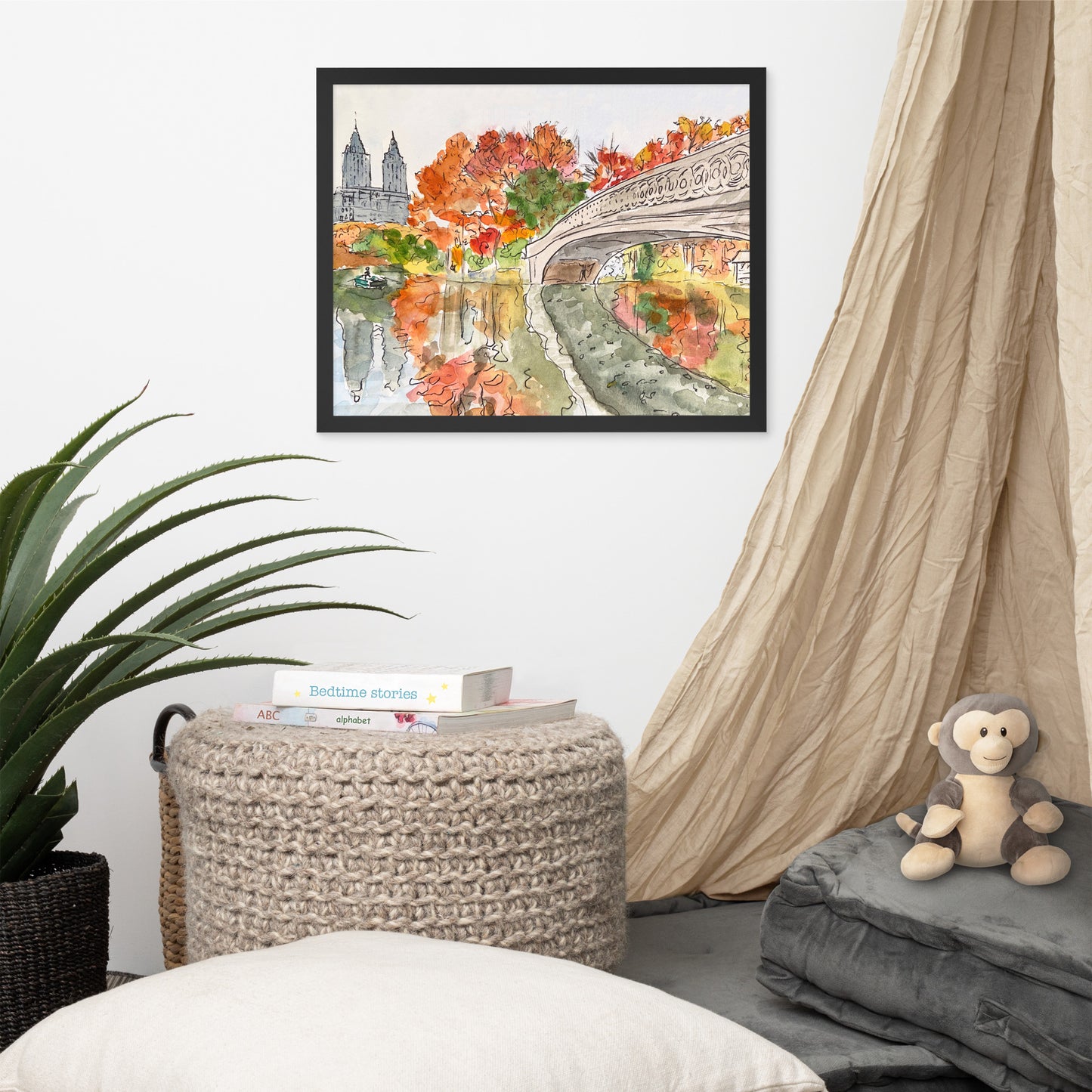 Framed Print | "Bow Bridge, Central Park" | NYC Collection