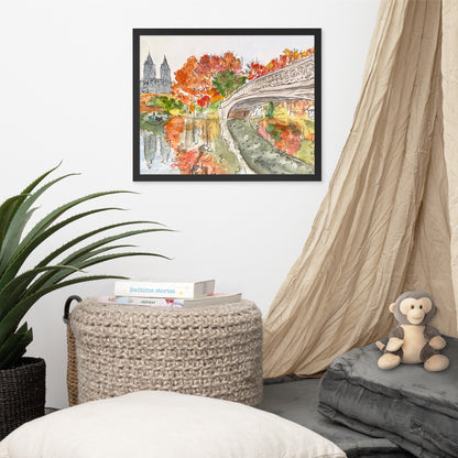 Framed Print | "Bow Bridge, Central Park" | NYC Collection