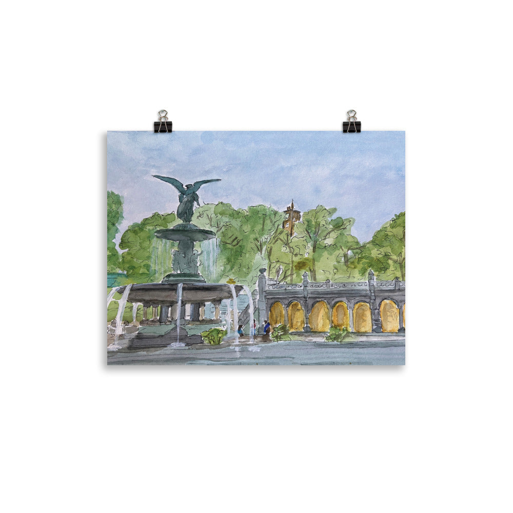 Prints, Posters (Ready-to-Frame) | "Bethesda Fountain" | NYC Collection