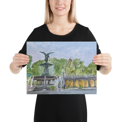 Prints, Posters (Ready-to-Frame) | "Bethesda Fountain" | NYC Collection