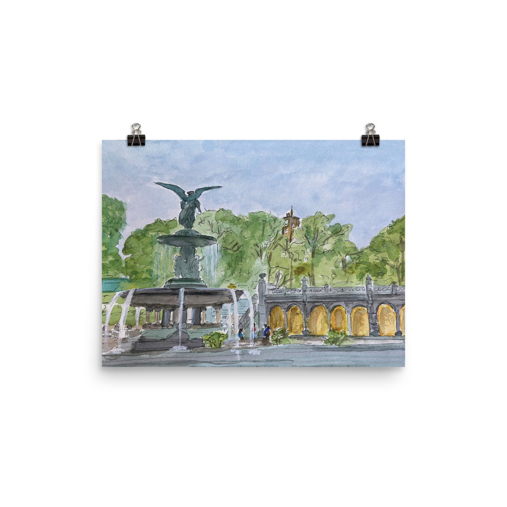 Prints, Posters (Ready-to-Frame) | "Bethesda Fountain" | NYC Collection