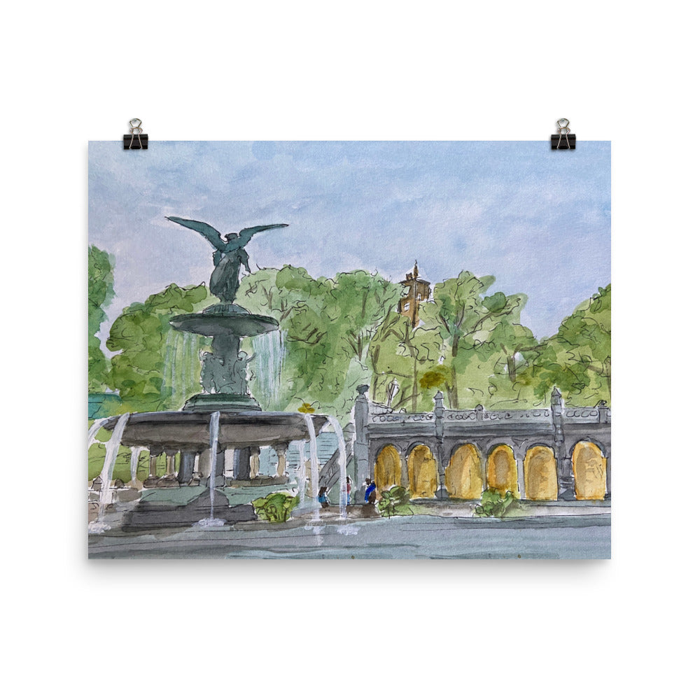 Prints, Posters (Ready-to-Frame) | "Bethesda Fountain" | NYC Collection