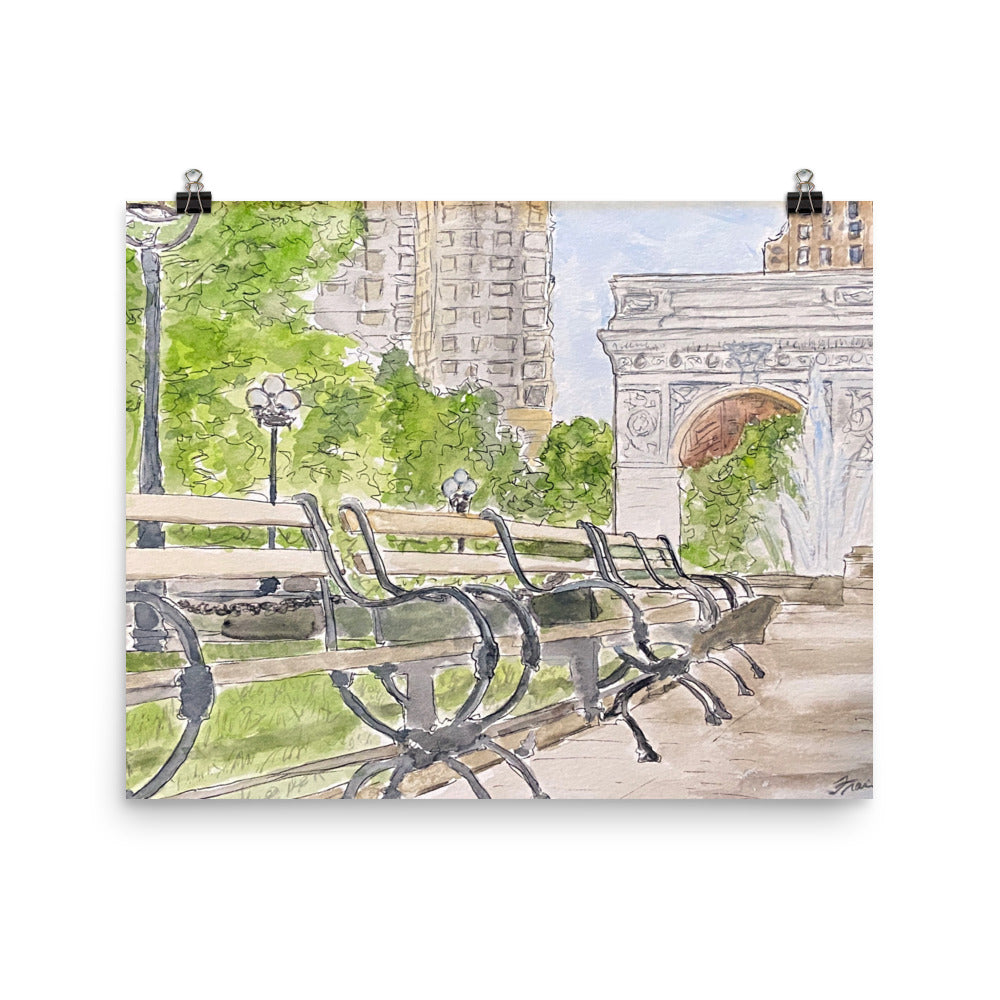 Prints, Posters (Ready-to-Frame) | "Washington Square Park" | NYC Collection