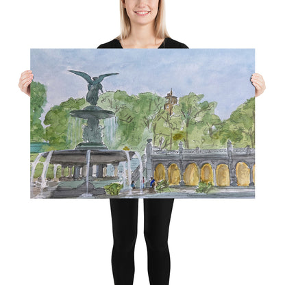 Prints, Posters (Ready-to-Frame) | "Bethesda Fountain" | NYC Collection