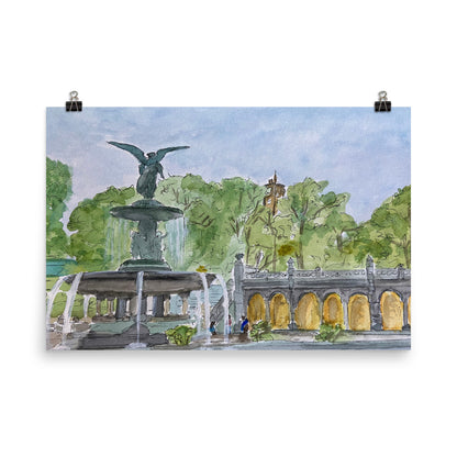 Prints, Posters (Ready-to-Frame) | "Bethesda Fountain" | NYC Collection