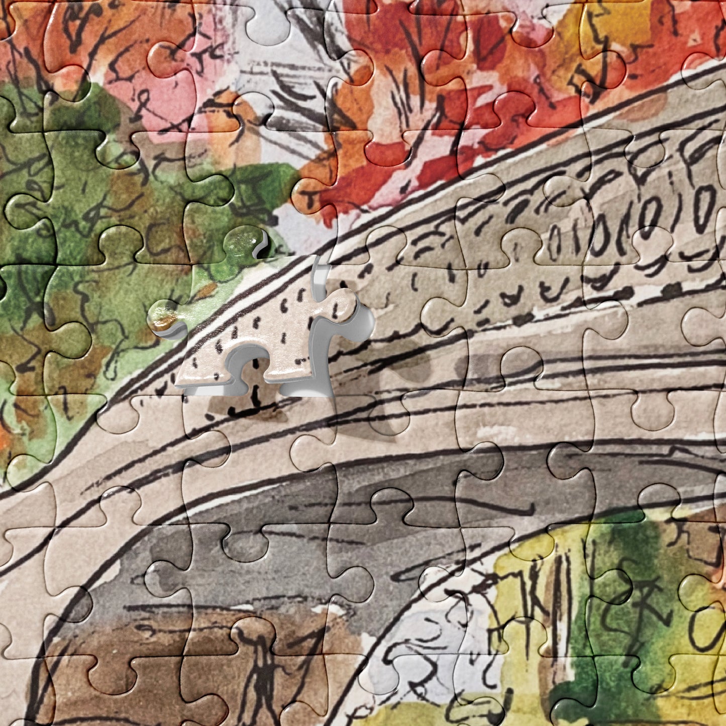 Jigsaw Puzzle | "Bow Bridge, Central Park" | NYC Collection