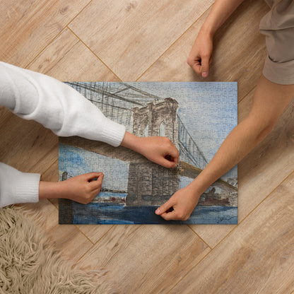 Jigsaw Puzzle | "Brooklyn Bridge" | NYC Collection