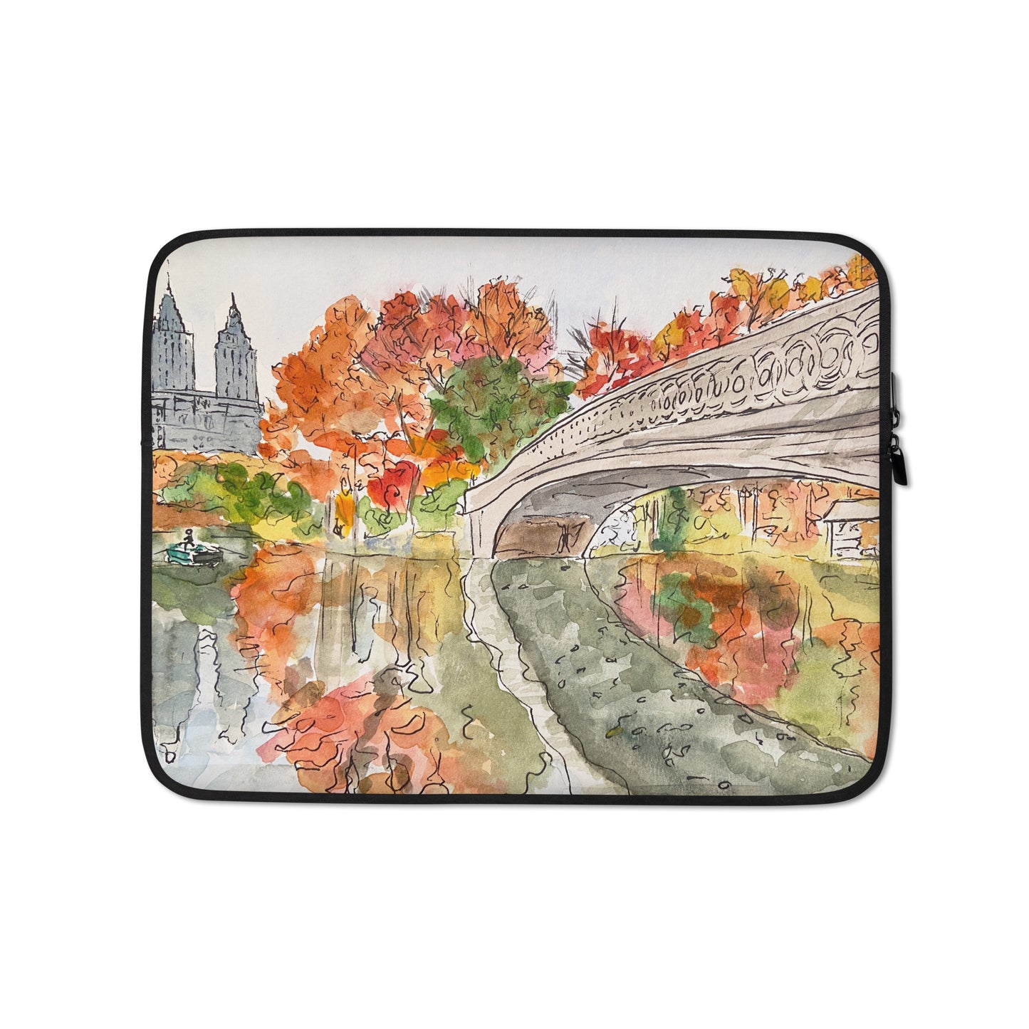 Laptop Sleeve | "Bow Bridge, Central Park" | NYC Collection