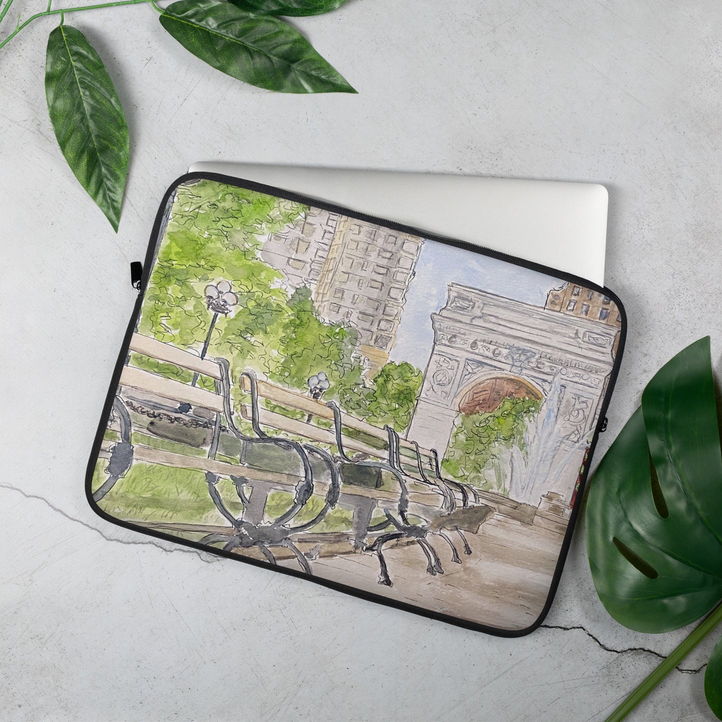 Laptop Sleeve | "Washington Square Park" | NYC Collection