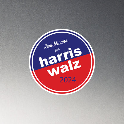 Vote 🇺🇸 2024 | Everyone's for Harris-Walz Car Magnet