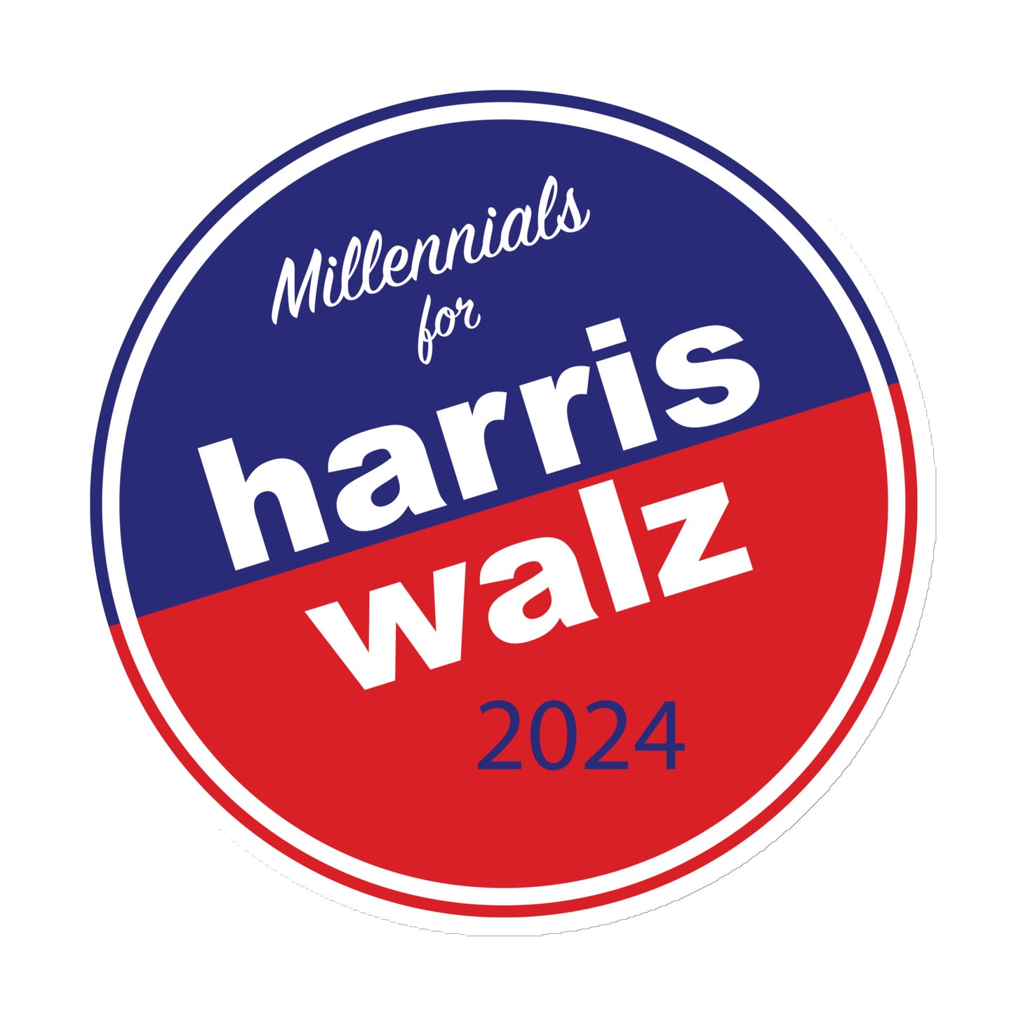 Vote 🇺🇸 2024 | Everyone's for Harris-Walz Car Magnet