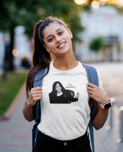 Vote 🇺🇸 2024 | Kamala's Speaking Women's Tee