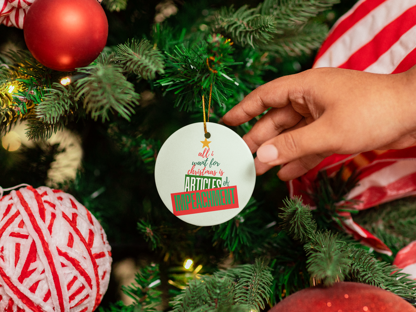 Insurgent Outfitters | "All I Want for Christmas" Resistance Ornaments